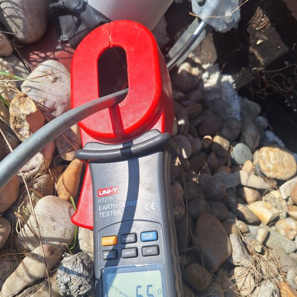 Good earth resistance after repair